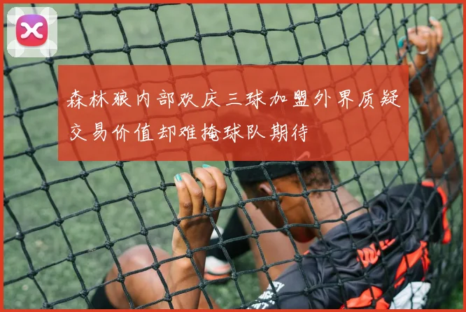 森林狼内部欢庆三球加盟外界质疑交易价值却难掩球队期待